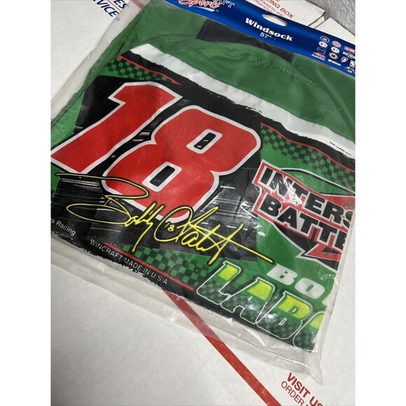 Bobby Labonte #18 Interstate Batteries 57" Windsock New in Package Wincraft - Picture 2 of 5